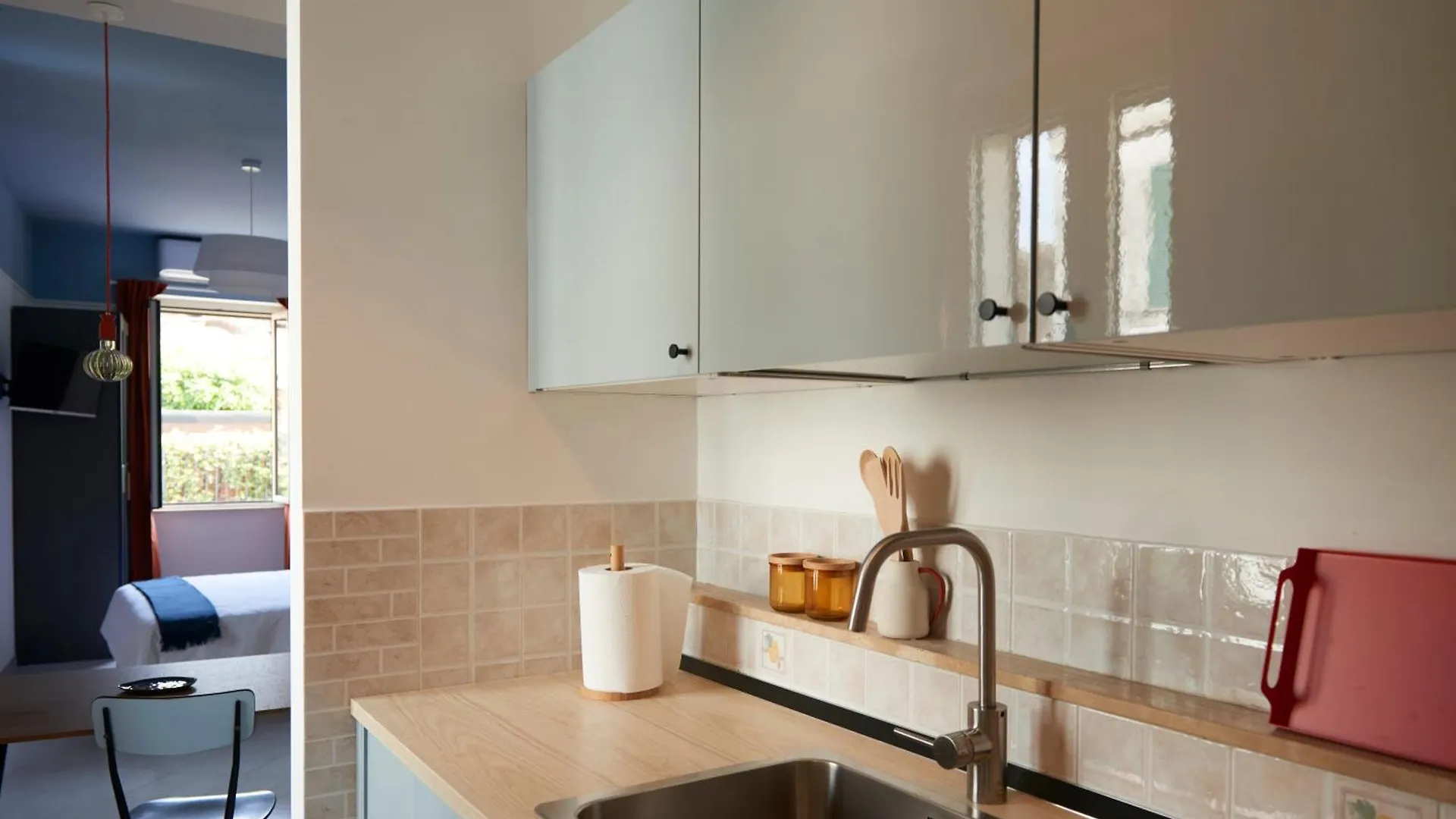 Apartment Ferienwohnung Bivio - Casa Azzurra Rom Italien